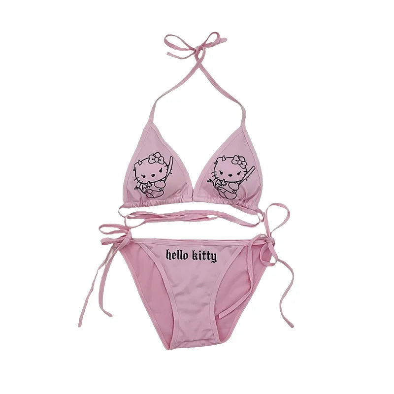 Evil Sanrio Bikini Set