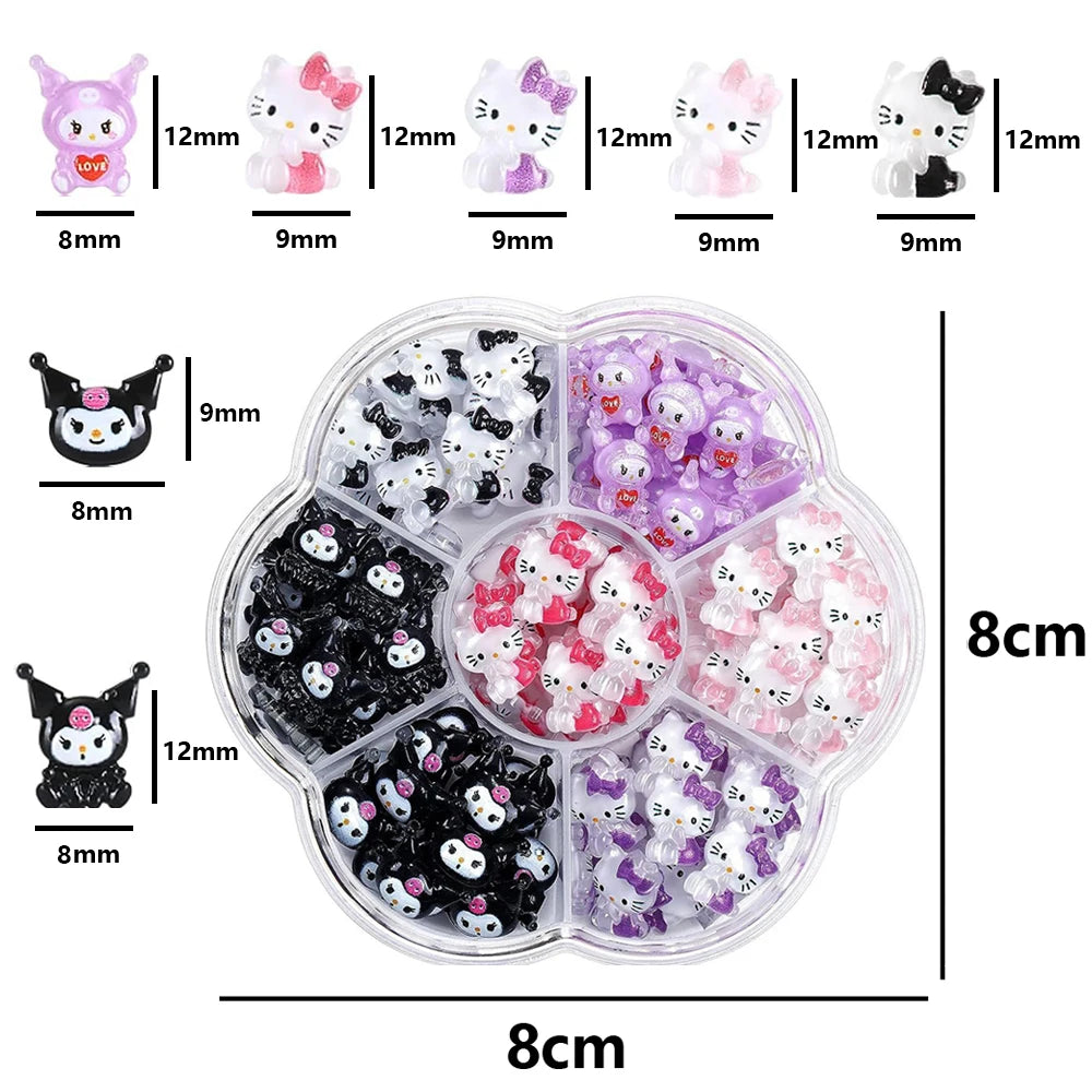 Sanrio Nail Charms (70 Pcs)