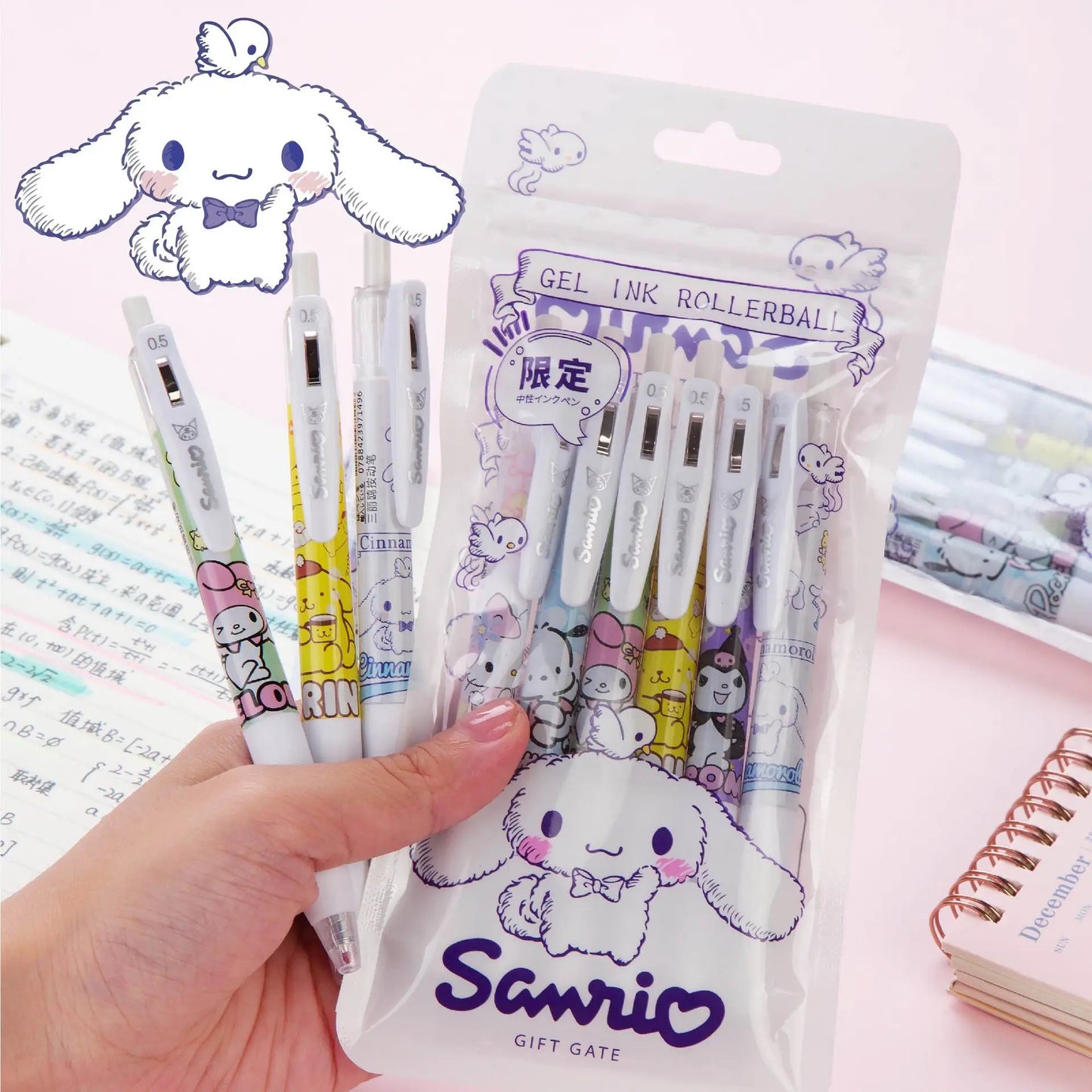 Sanrio Gel Pens Set