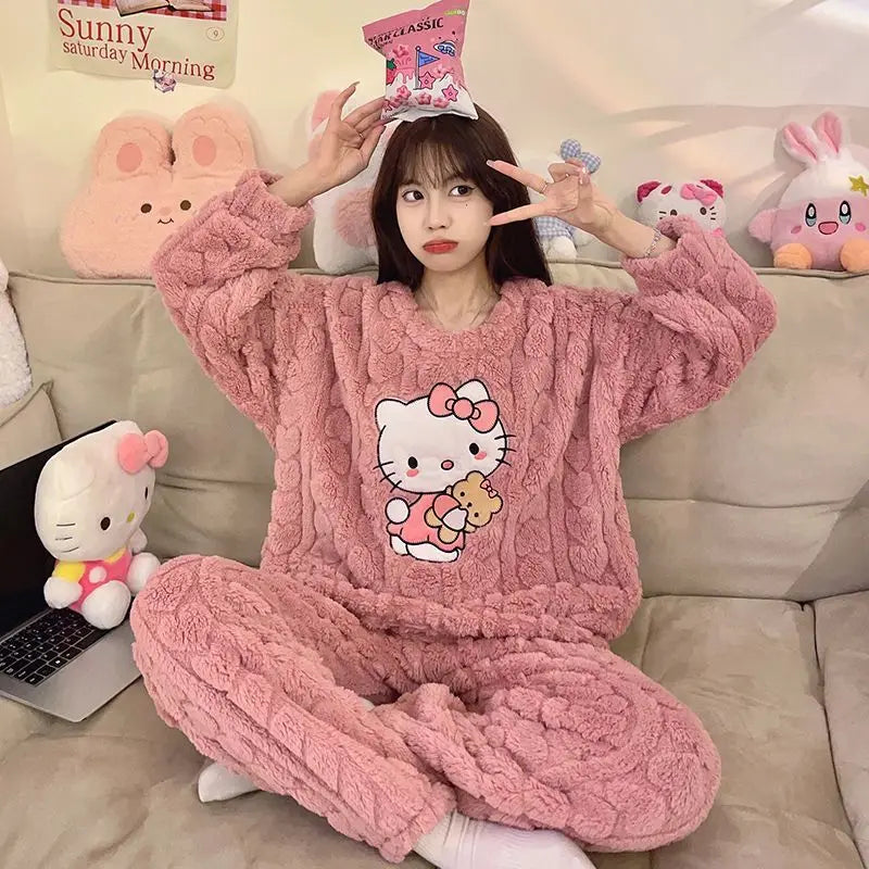 Hello Plush Pajama Set