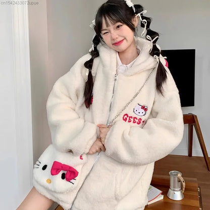 Kitty Fleece Zipper