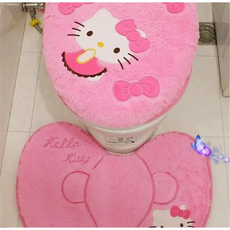 Kitty Toiletten-Dekorationsset