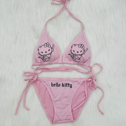 Evil Sanrio Bikini Set