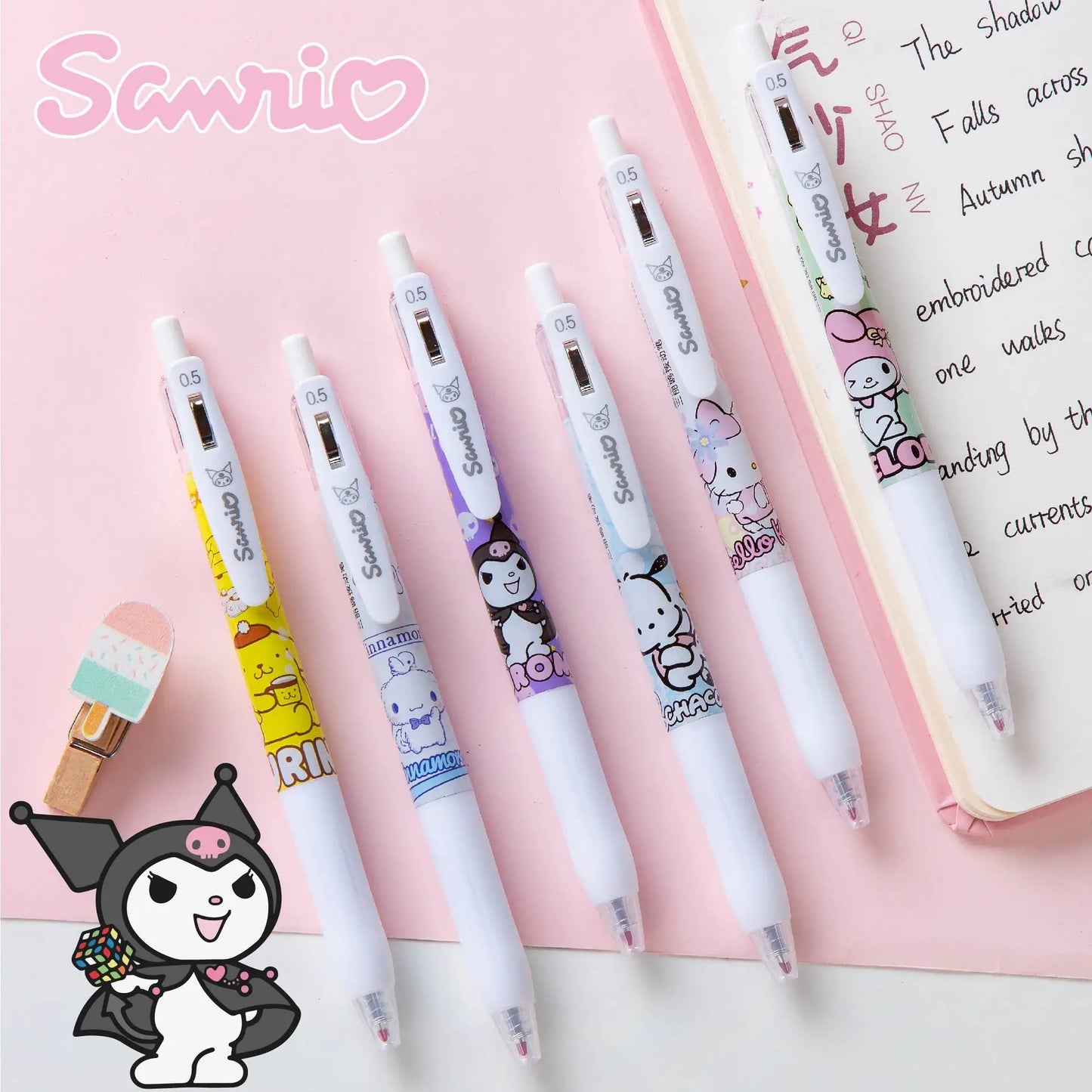 Sanrio Gel Pens Set