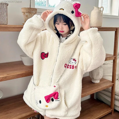 Kitty Fleece Zipper