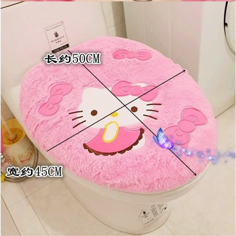 Kitty Toiletten-Dekorationsset