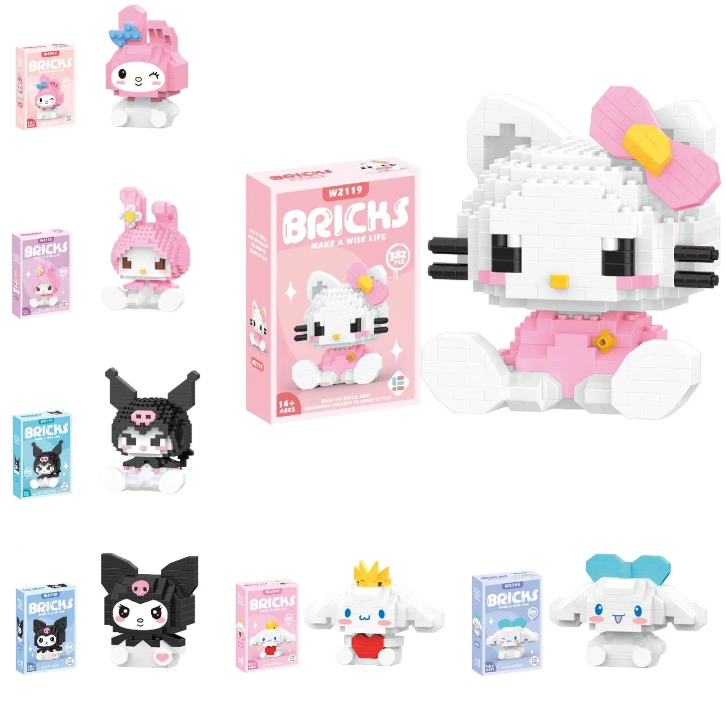 Hello Kitty Building Blocks